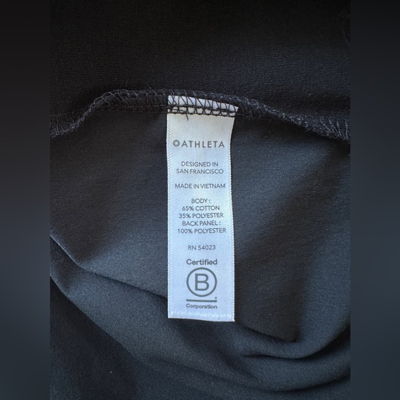 NWT Athleta Black Gallery Tee XSP - Picture 11 of 11